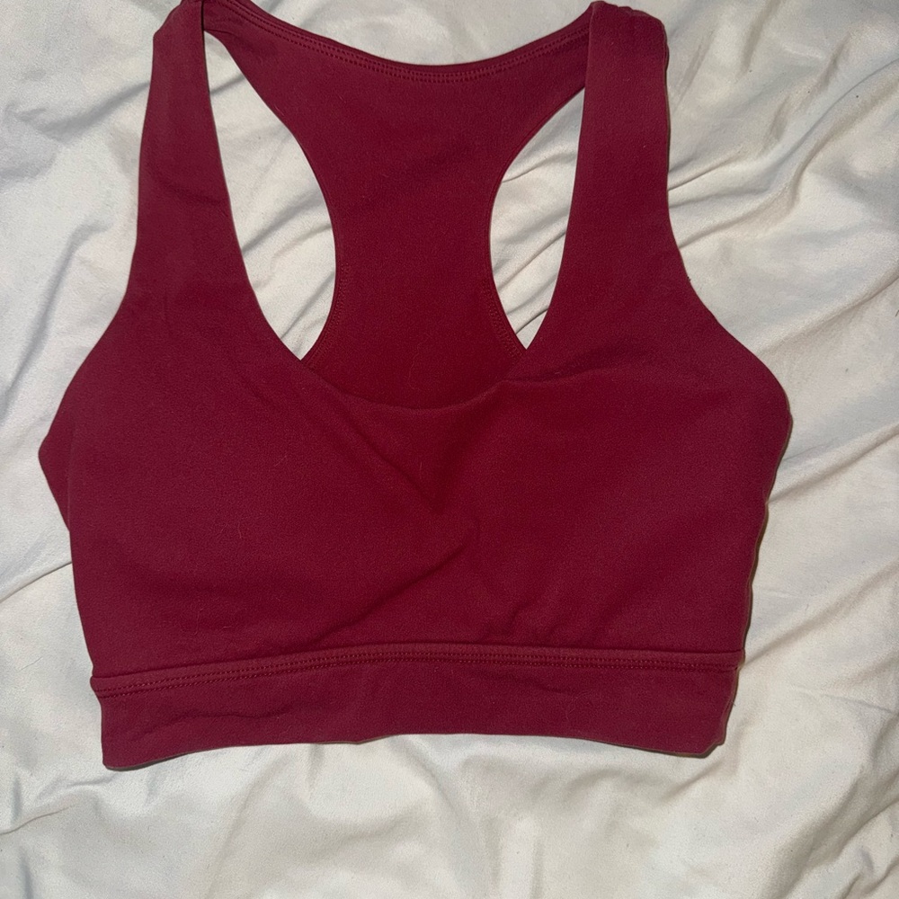 BuffBunny Deep Red Sports Bra